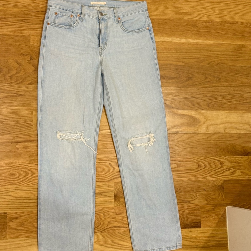 Signature by Levi Strauss Light Blue Straight Leg Jeans